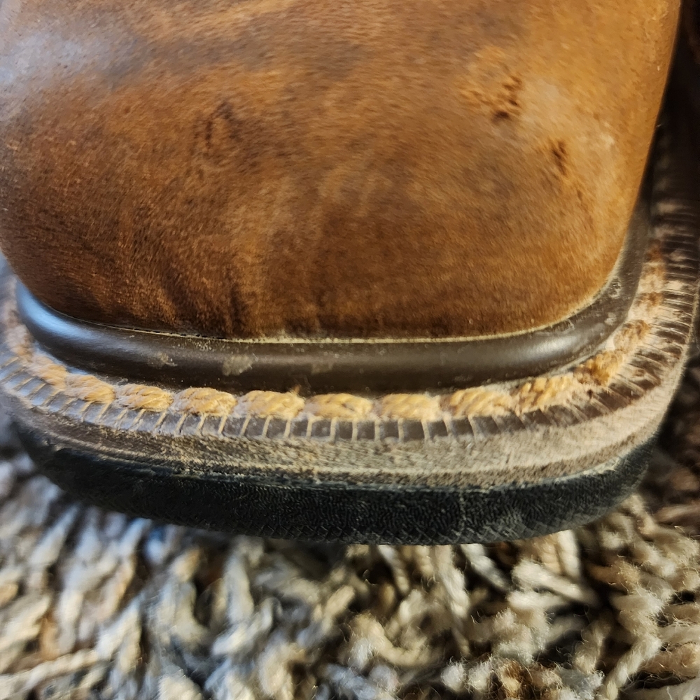 Red Wing Nubuck Rio Flex Leather Western Steel Toe Waterproof Work Boots. EUC. - Picture 8 of 13